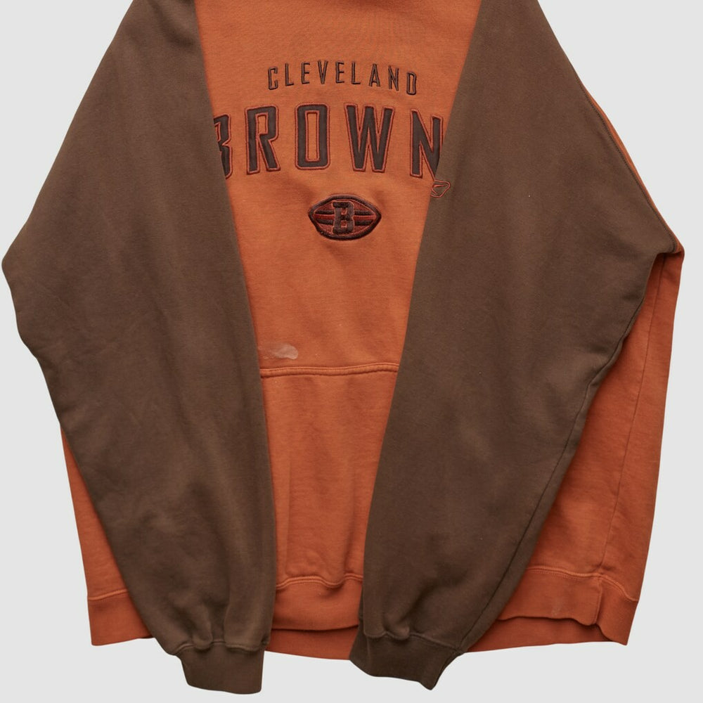 Cleveland Browns Reebok 2000s Hooded Pullover Sweatshirt | NFL Outlet