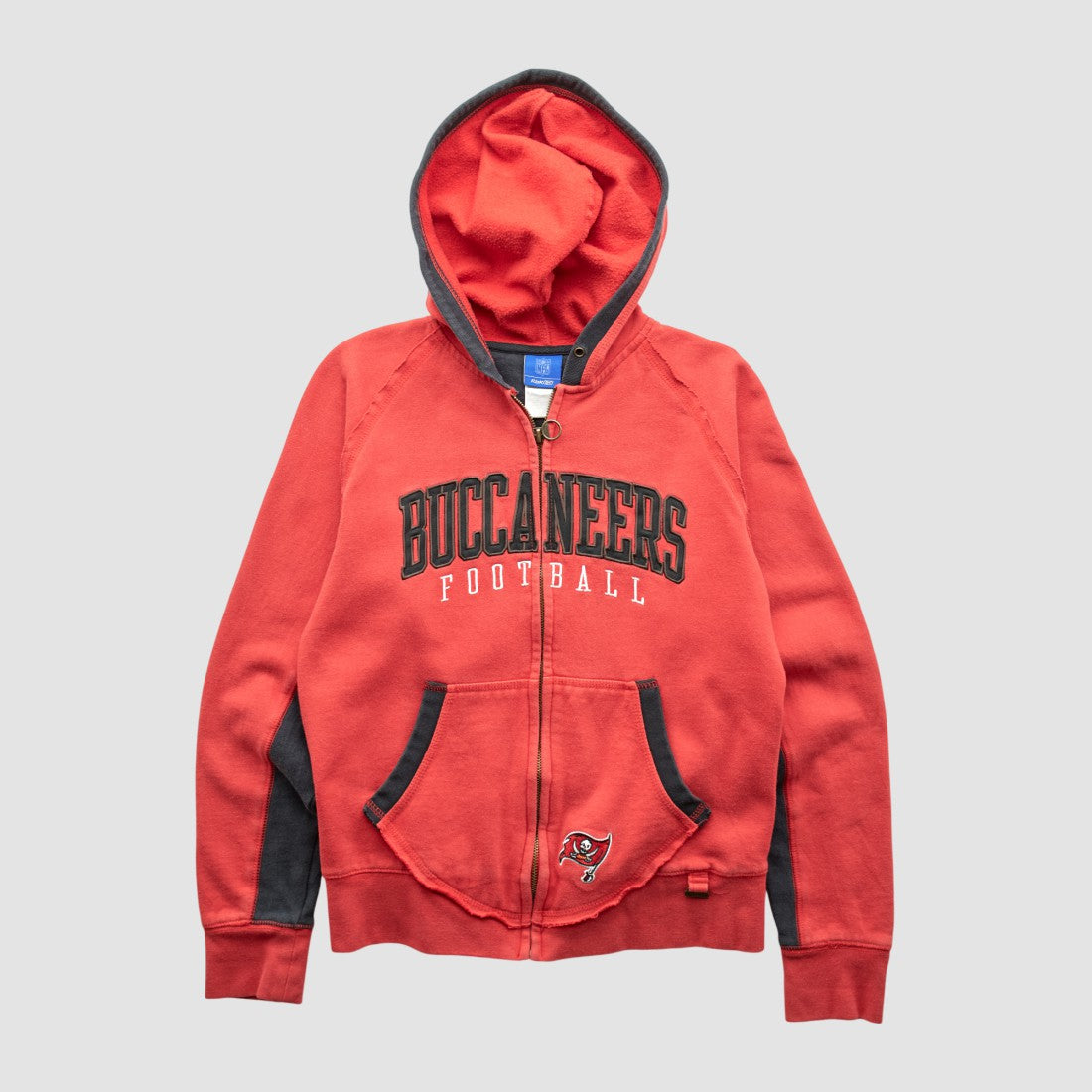 Tampa Bay Buccaneers Reebok 2000s Hooded Full Zip Sweatshirt | NFL Outlet
