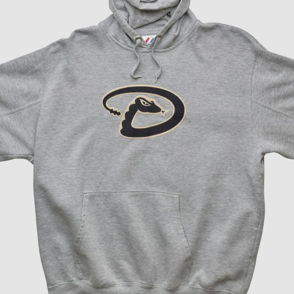 Arizona Diamondbacks Majestic 2000s Hooded Pullover Sweatshirt - MLB Pullover