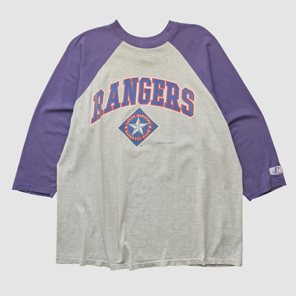 Texas Rangers Logo Athletic T-shirt - MLB T-shirts