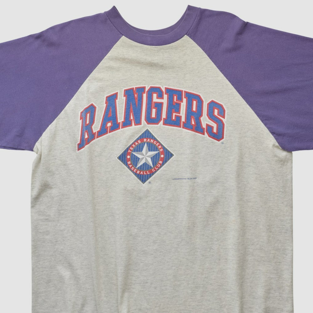 Texas Rangers Logo Athletic T-shirt - MLB T-shirts