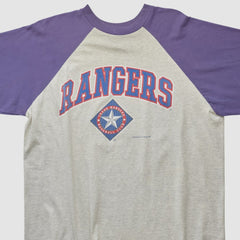 Texas Rangers Logo Athletic T-shirt - MLB T-shirts