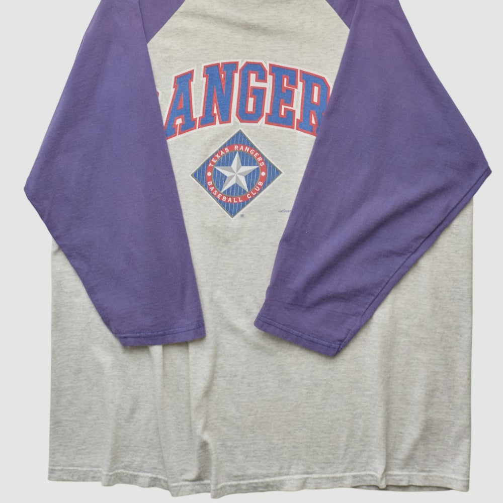 Texas Rangers Logo Athletic T-shirt - MLB T-shirts