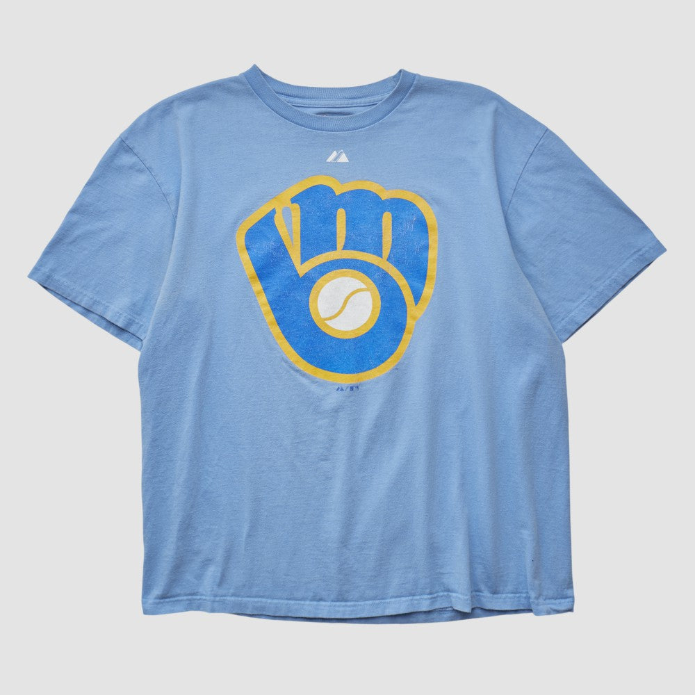 Milwaukee Brewers Majestic 2000s T-shirt - MLB T-shirts