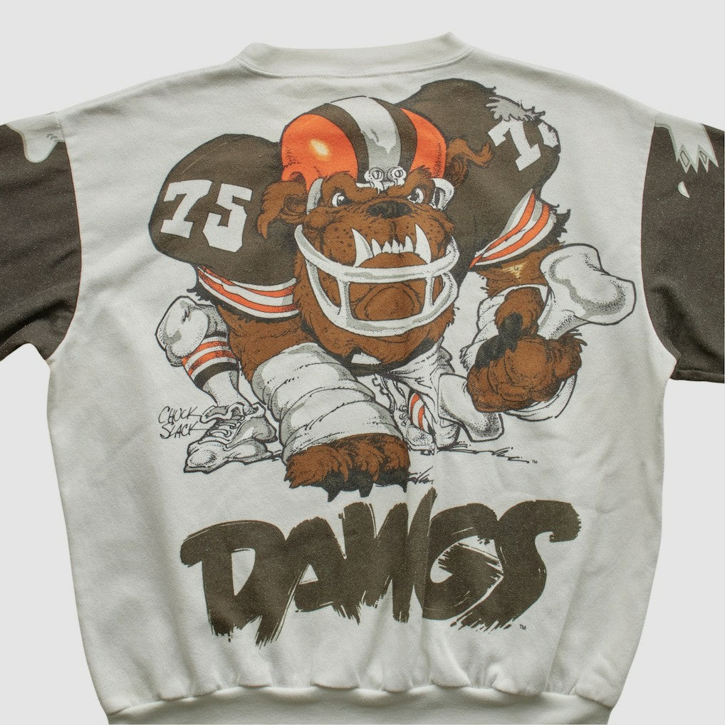 Cleveland Browns Chalk Line 90s Pullover Sweatshirt | NFL Online