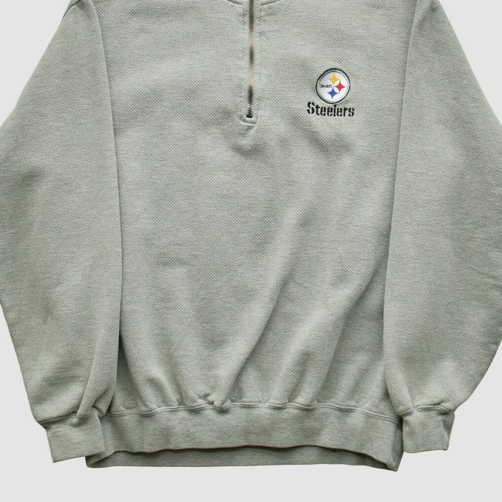 Pittsburgh Steelers Lee Sport 90s 1/4 Zip Sweatshirt | NFL New