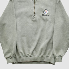 Pittsburgh Steelers Lee Sport 90s 1/4 Zip Sweatshirt | NFL New