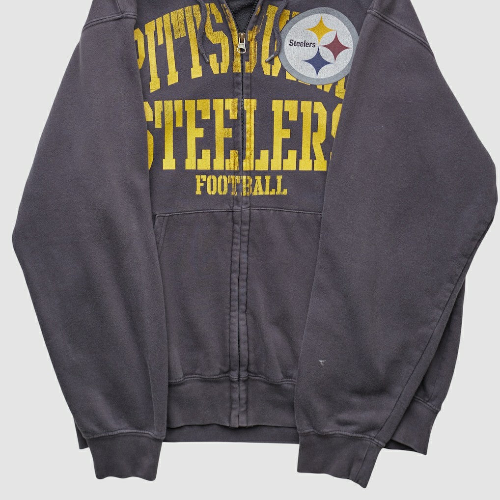 Pittsburgh Steelers NFL 2010s Hooded Full Zip Sweatshirt | NFL On sale