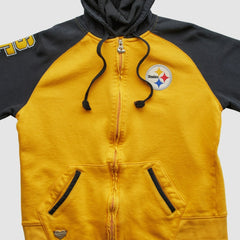 Pittsburgh Steelers Reebok 2000s Hooded Full Zip Sweatshirt | NFL New