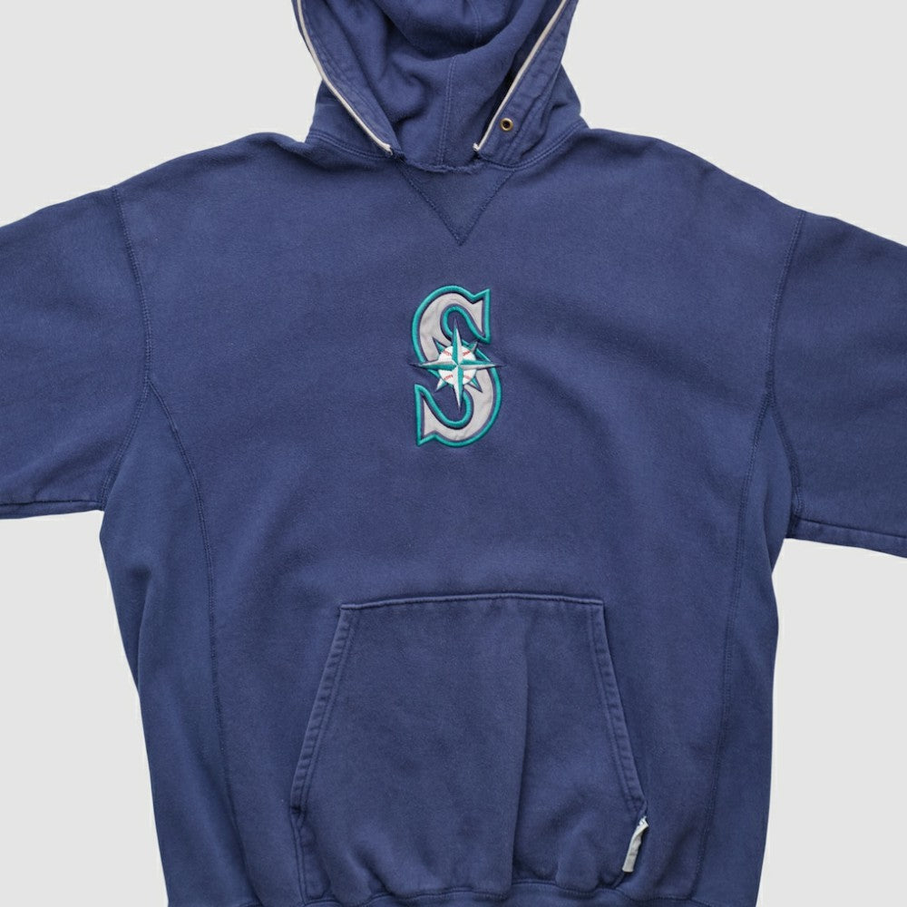 Seattle Mariners Champion 2000s Hooded Pullover Sweatshirt - MLB Pullover