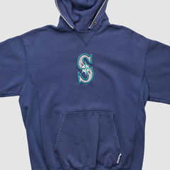 Seattle Mariners Champion 2000s Hooded Pullover Sweatshirt - MLB Pullover