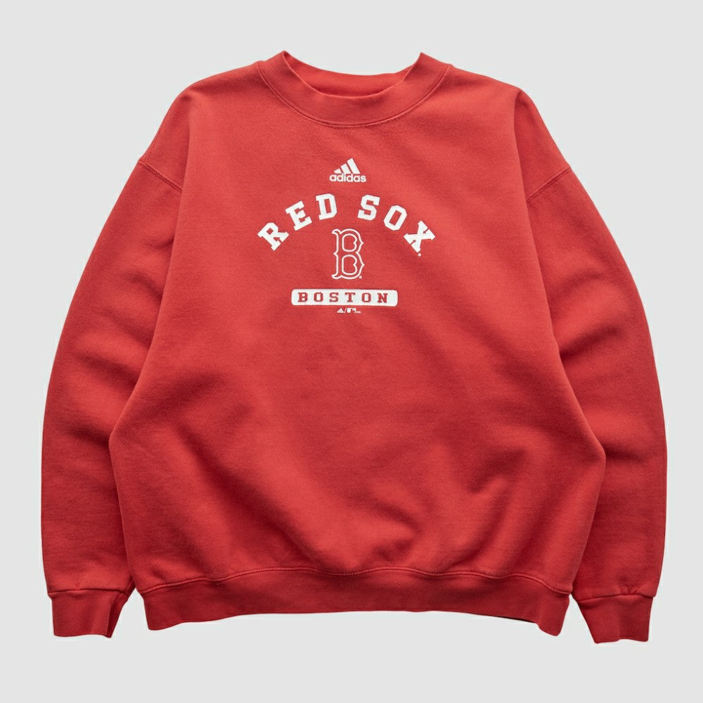 Boston Red Sox Adidas 2000s Pullover Sweatshirt - MLB Pullover
