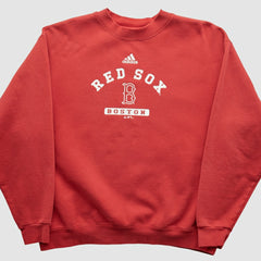 Boston Red Sox Adidas 2000s Pullover Sweatshirt - MLB Pullover