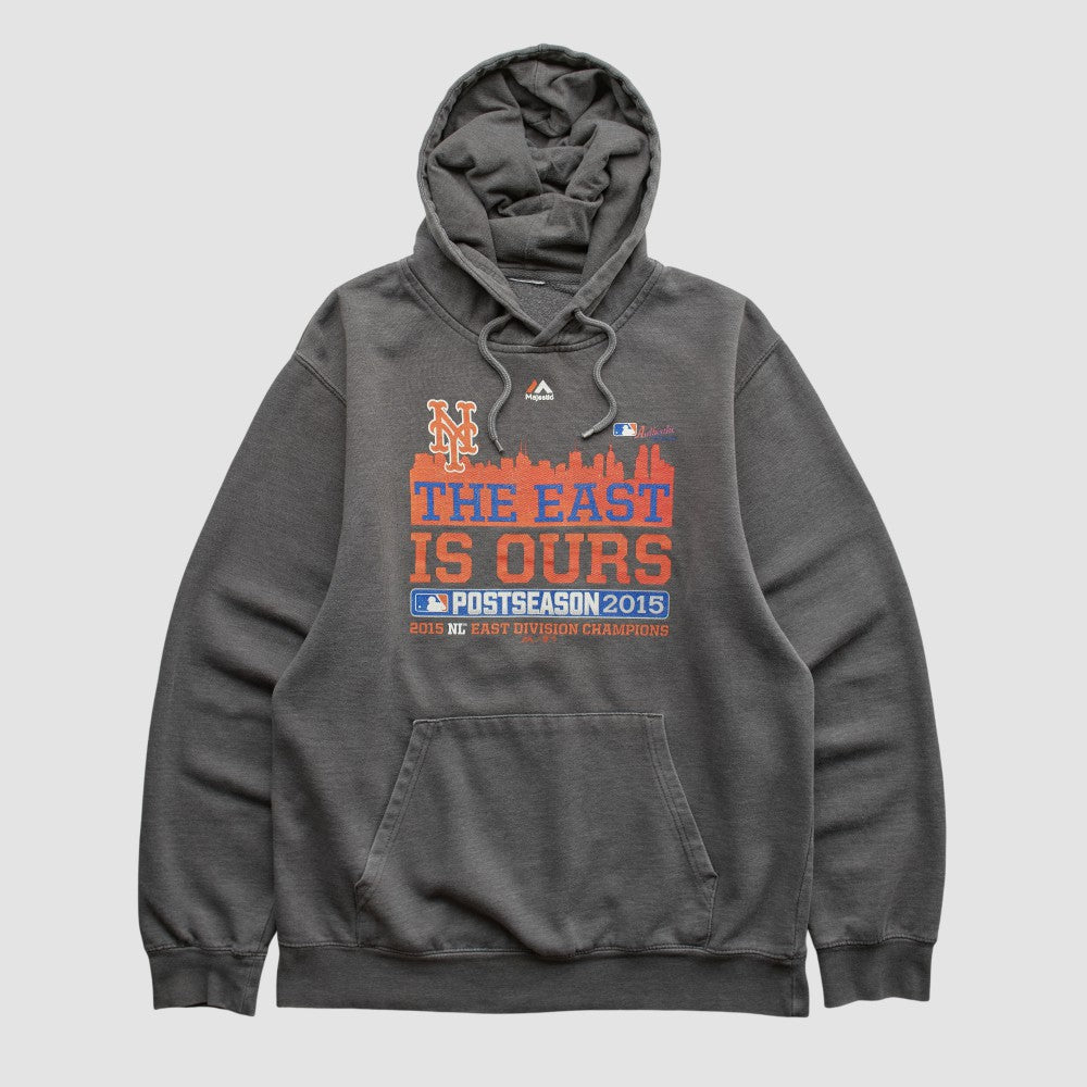 New York Mets Majestic 2015 Hooded Pullover Sweatshirt - MLB Pullover