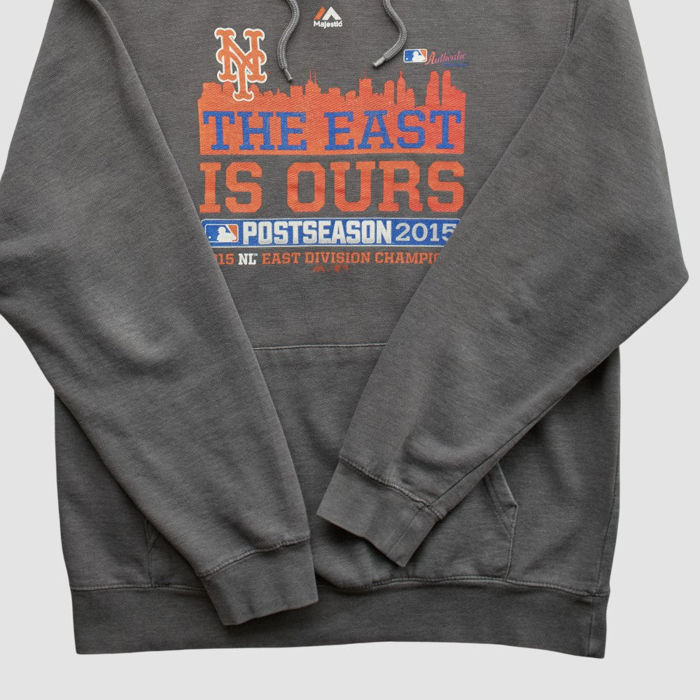 New York Mets Majestic 2015 Hooded Pullover Sweatshirt - MLB Pullover