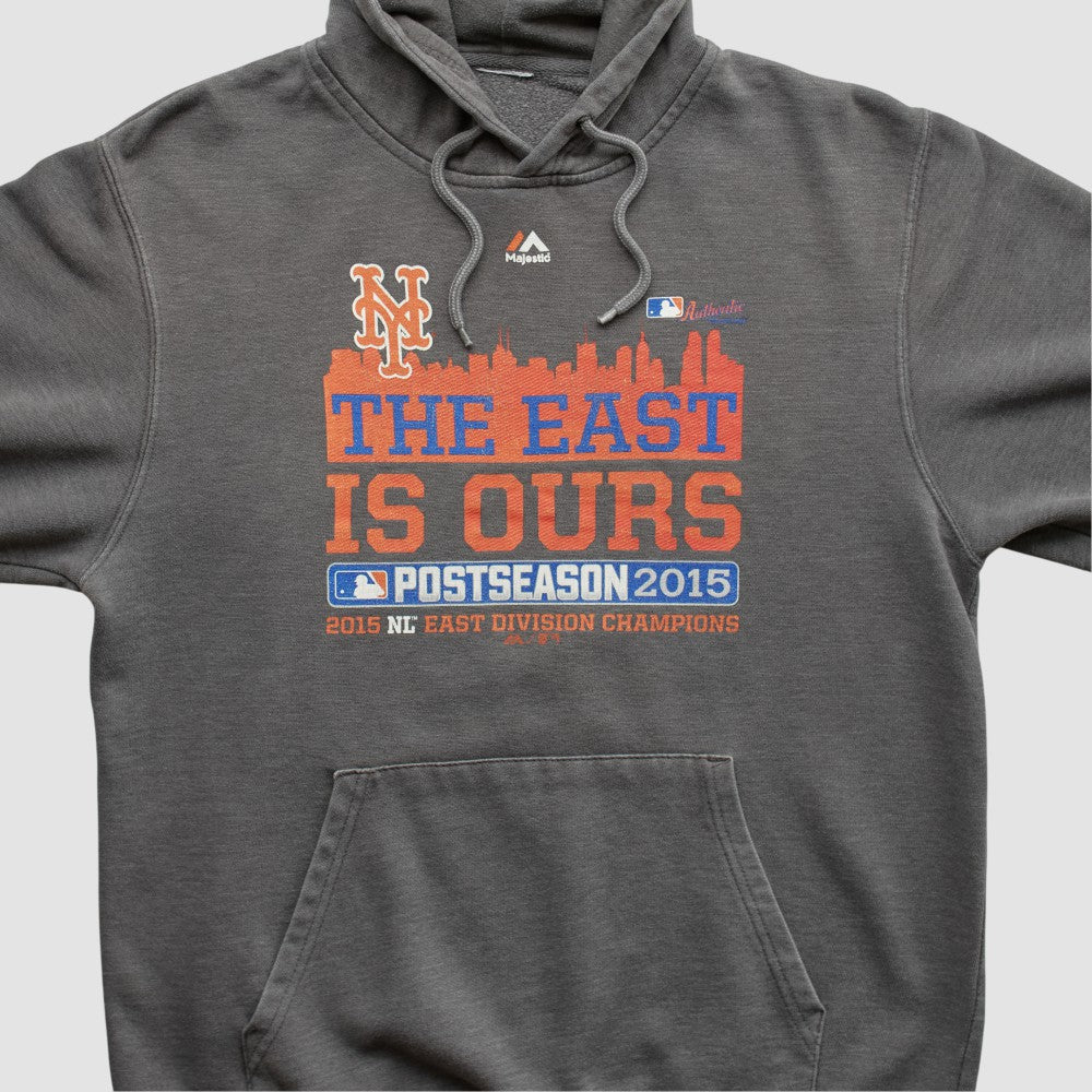 New York Mets Majestic 2015 Hooded Pullover Sweatshirt - MLB Pullover
