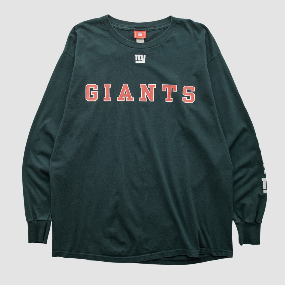 New York Giants NFL 2000s Long Sleeve T-shirt | NFL Discount