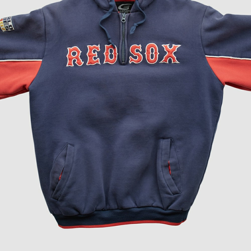 Boston Red Sox GIII Sports 2007 Hooded 1/4 Zip Sweatshirt - MLB Sweatshirts