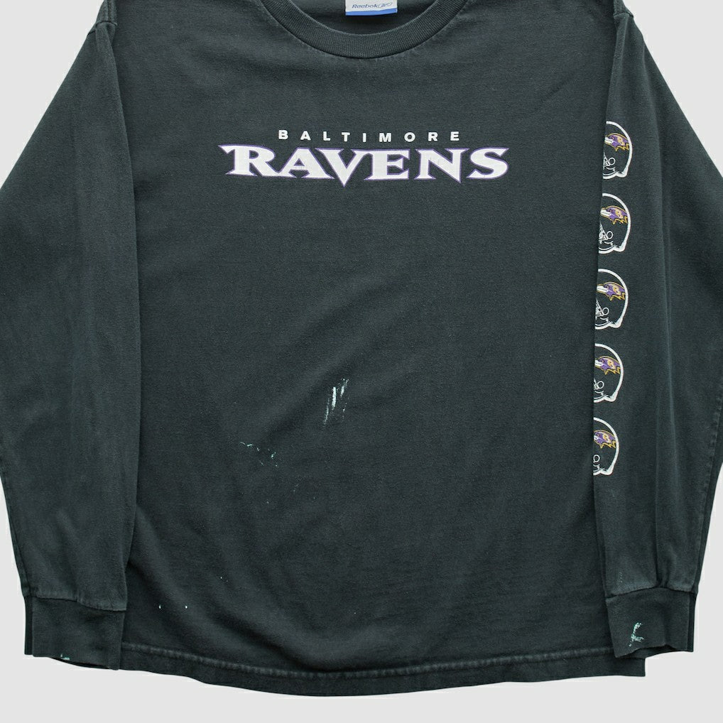 Baltimore Ravens Reebok 2000s Long Sleeve T-shirt | NFL Hot