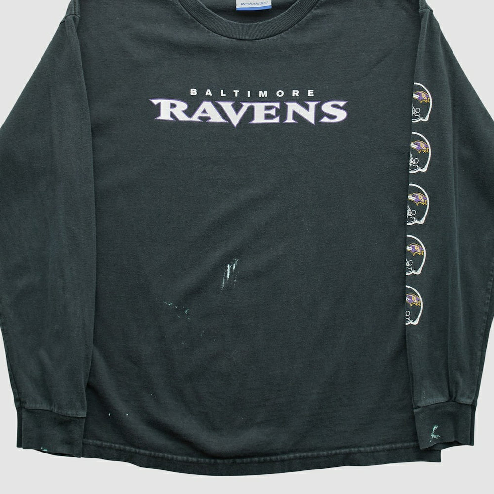 Baltimore Ravens Reebok 2000s Long Sleeve T-shirt | NFL Hot