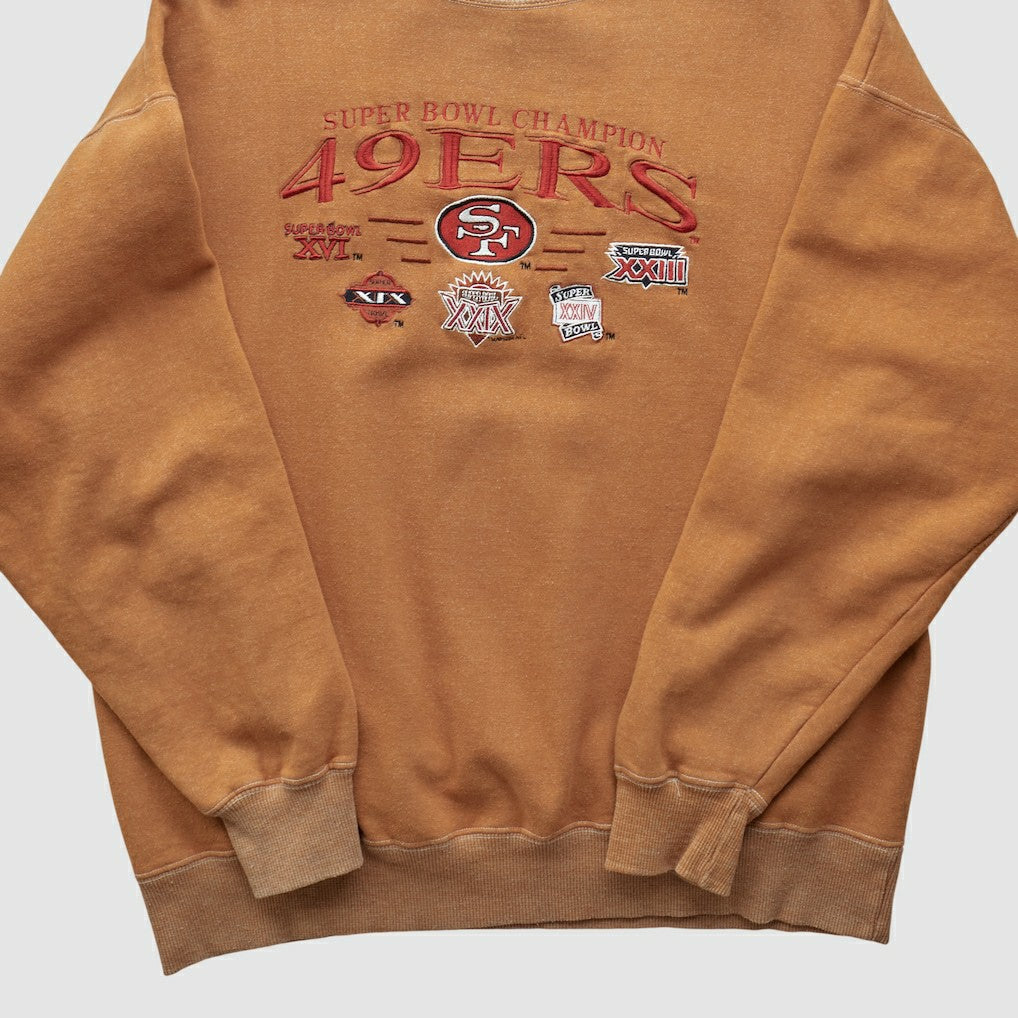 San Francisco 49ers Super Bowl 90s Pullover Sweatshirt | NFL Sale