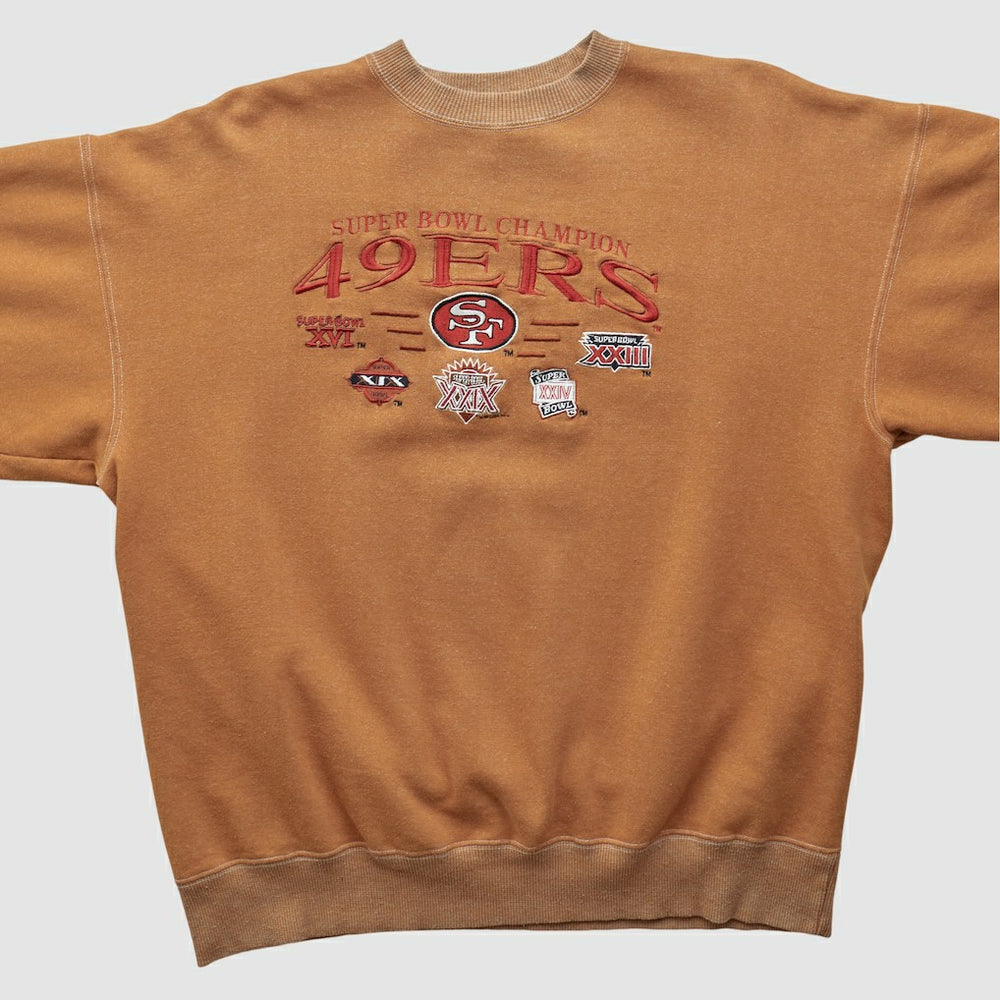 San Francisco 49ers Super Bowl 90s Pullover Sweatshirt | NFL Sale