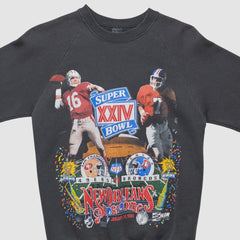 San Francisco 49ers Super Bowl XXIV 1990 Pullover Sweatshirt | NFL On sale