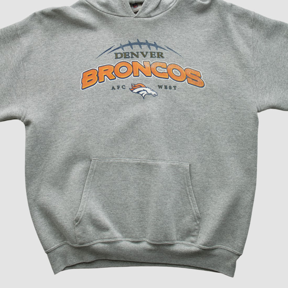 Denver Broncos NFL 2000s Hooded Pullover Sweatshirt | NFL Sale