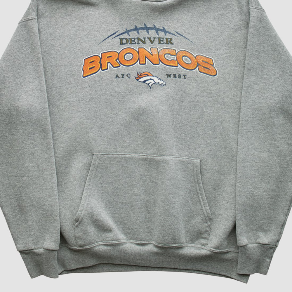 Denver Broncos NFL 2000s Hooded Pullover Sweatshirt | NFL Sale