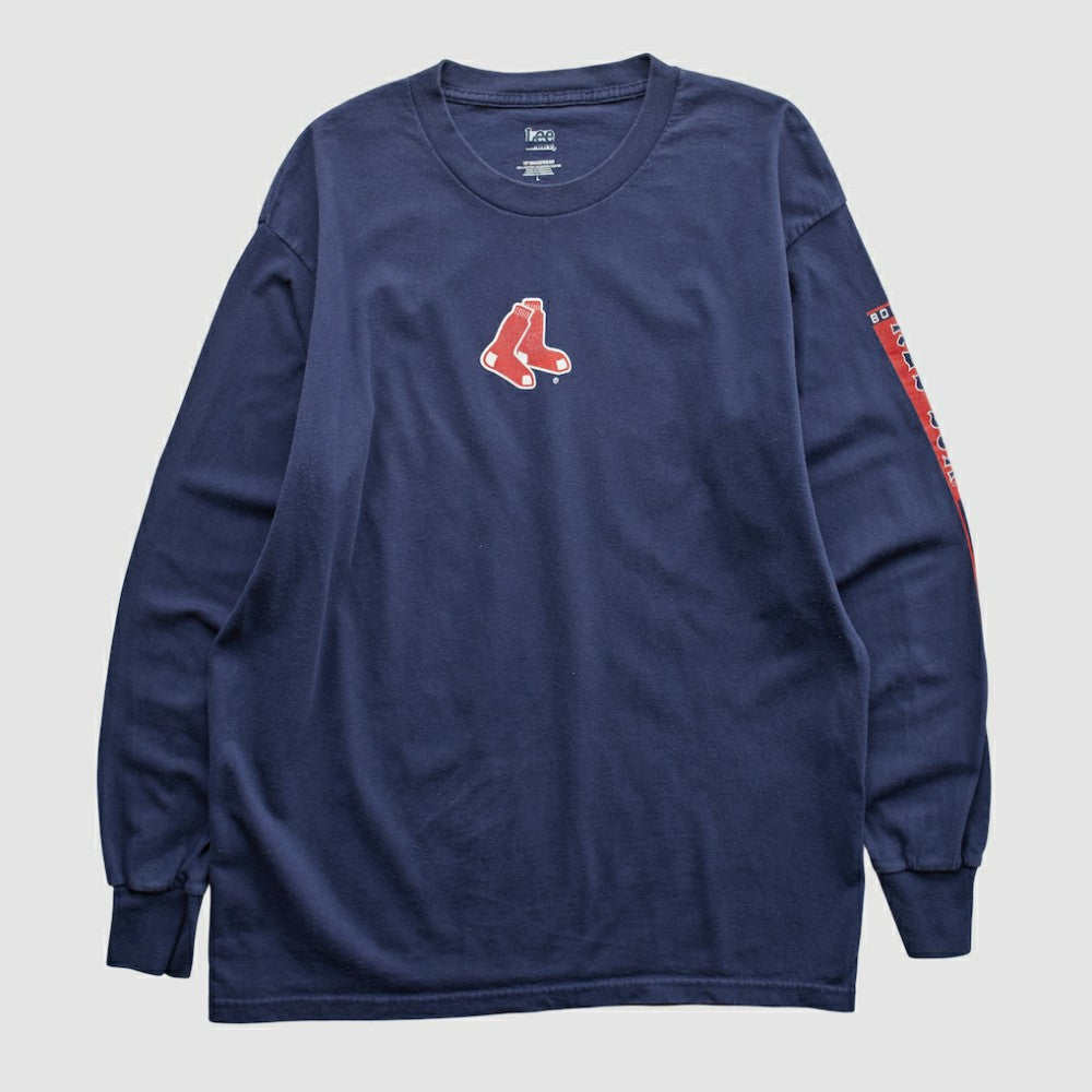 Boston Red Sox Lee Apparel 2000s Long Sleeve T-shirt - MLB T-shirts