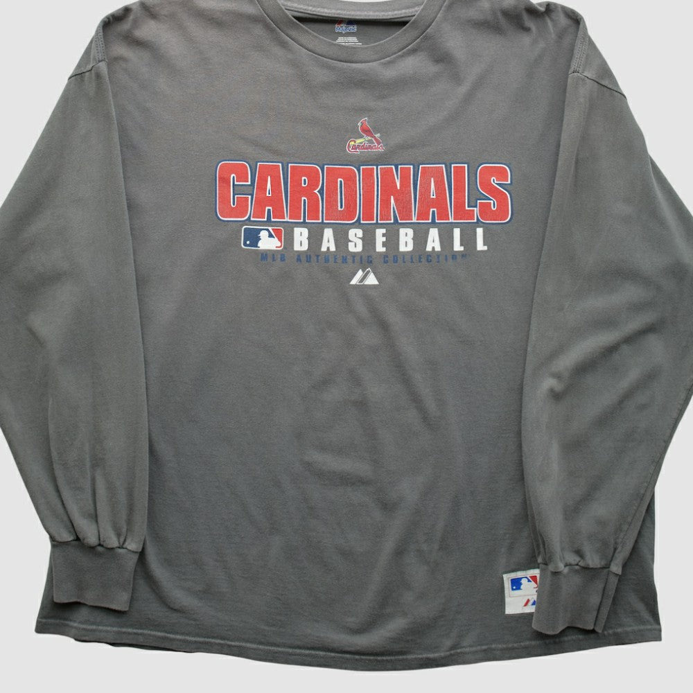 St. Louis Cardinals Majestic 2000s Long Sleeve T-shirt - MLB T-shirts