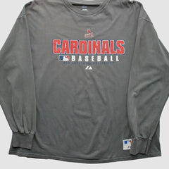 St. Louis Cardinals Majestic 2000s Long Sleeve T-shirt - MLB T-shirts