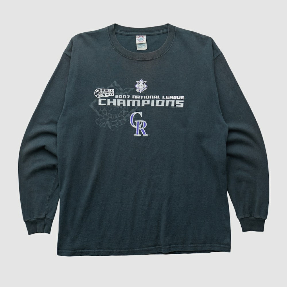Colorado Rockies Delta 2007 Long Sleeve T-shirt - MLB T-shirts