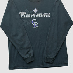 Colorado Rockies Delta 2007 Long Sleeve T-shirt - MLB T-shirts