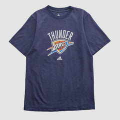 Navy Oklahoma City Thunder 2010s T-shirt | NBA