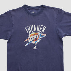 Navy Oklahoma City Thunder 2010s T-shirt | NBA