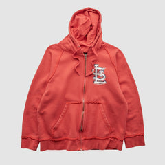 St. Louis Cardinals Genuine Merchandise 2000s Hooded Full Zip Sweatshirt - MLB Sweatshirts