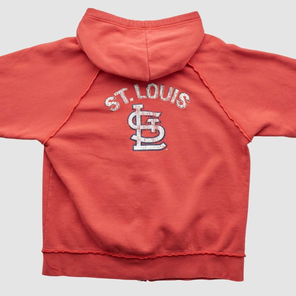 St. Louis Cardinals Genuine Merchandise 2000s Hooded Full Zip Sweatshirt - MLB Sweatshirts