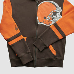 Cleveland Browns NFL 2010s Hooded Full Zip Sweatshirt | NFL Outlet