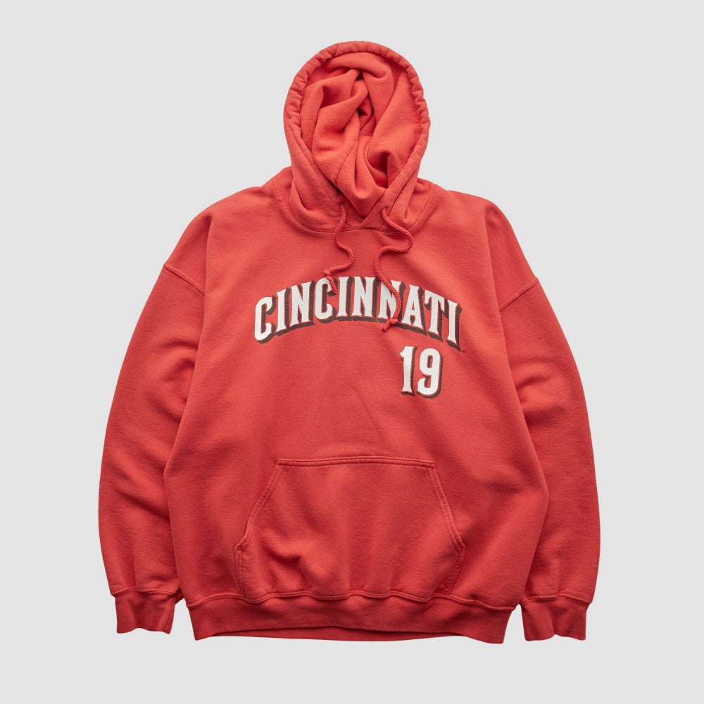 Cincinnati Reds Genuine Merchandise 2000s Hooded Pullover Sweatshirt - MLB Pullover