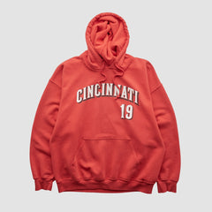 Cincinnati Reds Genuine Merchandise 2000s Hooded Pullover Sweatshirt - MLB Pullover
