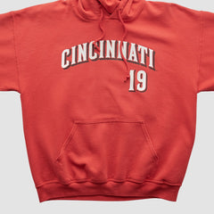 Cincinnati Reds Genuine Merchandise 2000s Hooded Pullover Sweatshirt - MLB Pullover