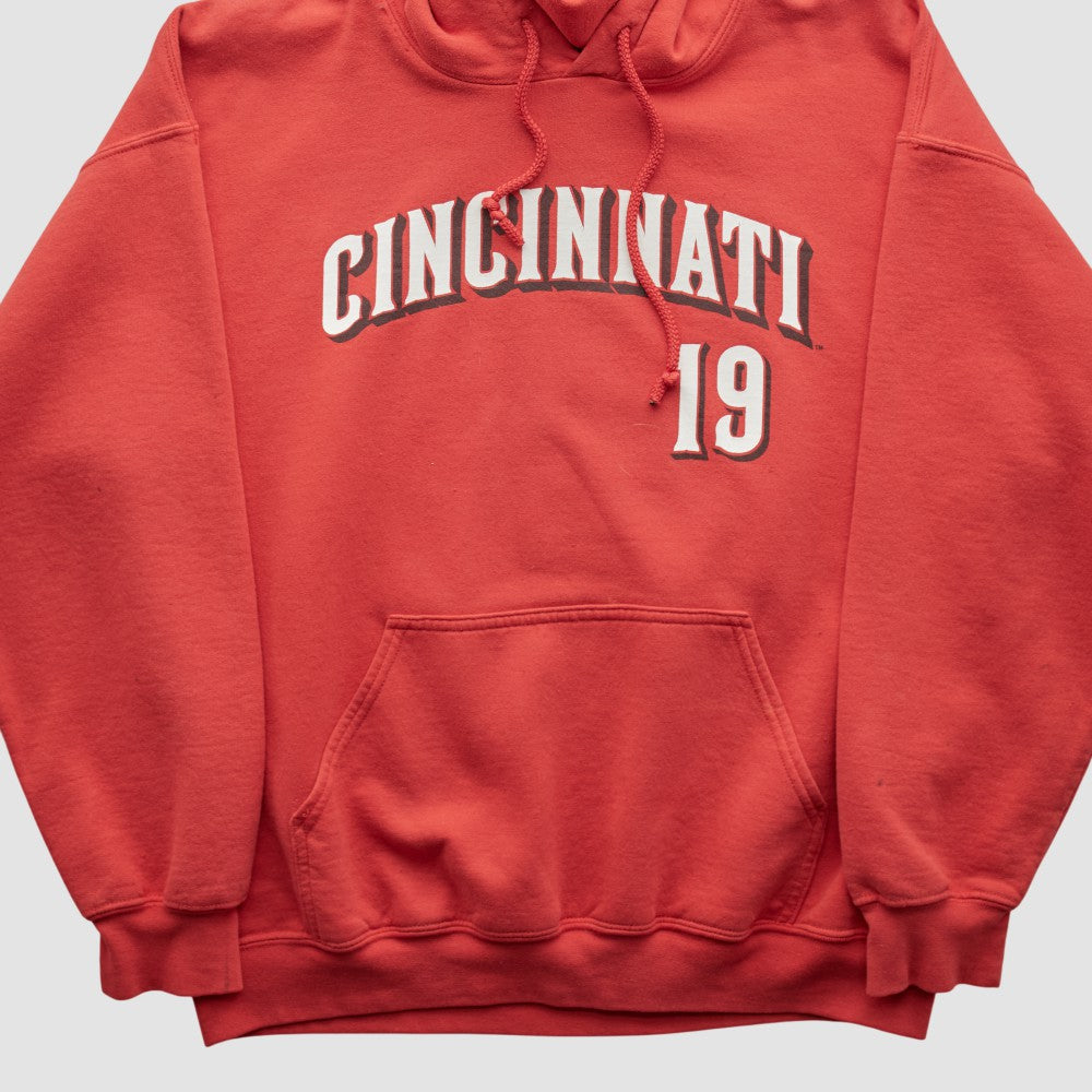 Cincinnati Reds Genuine Merchandise 2000s Hooded Pullover Sweatshirt - MLB Pullover