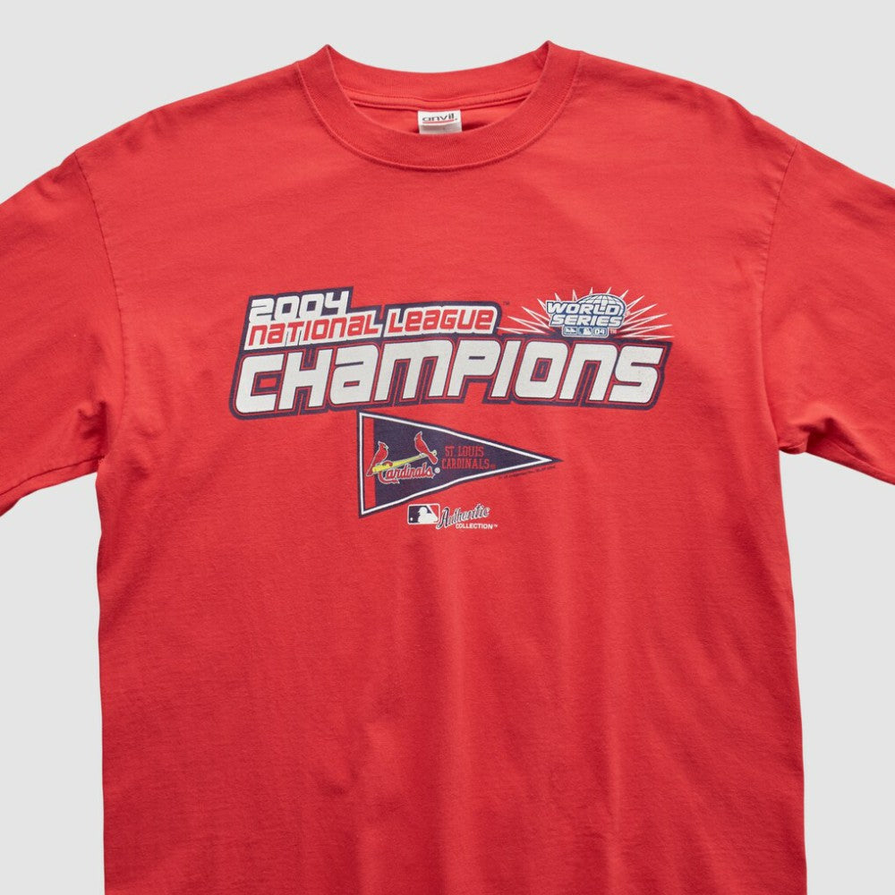 St. Louis Cardinals Anvil 2004 Long Sleeve T-shirt - MLB T-shirts