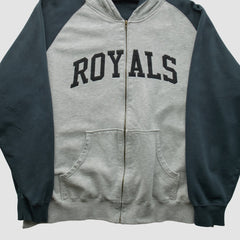 Kansas City Royals 2000s Hooded Full Zip Sweatshirt - MLB Sweatshirts