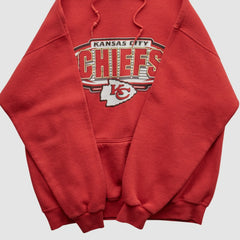 Kansas City Chiefs Logo Athletic 90s Hooded Pullover Sweatshirt | NFL New