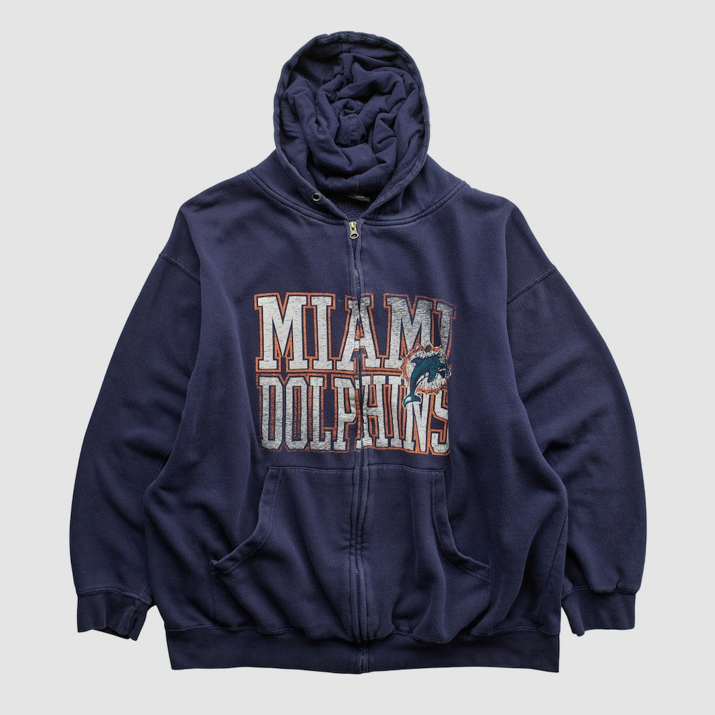 Miami Dolphins NFL 2010s Hooded Full Zip Sweatshirt | NFL Online