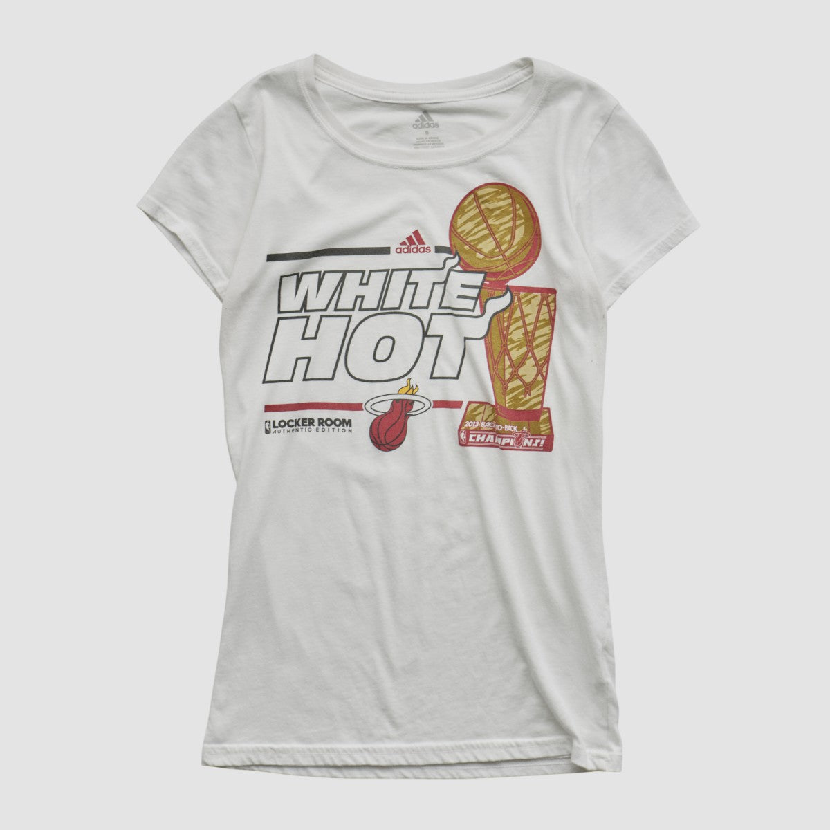 White Miami Heat 2013 T-shirt | NBA