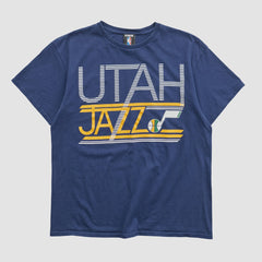 Navy Utah Jazz UNK 2010s T-shirt | NBA