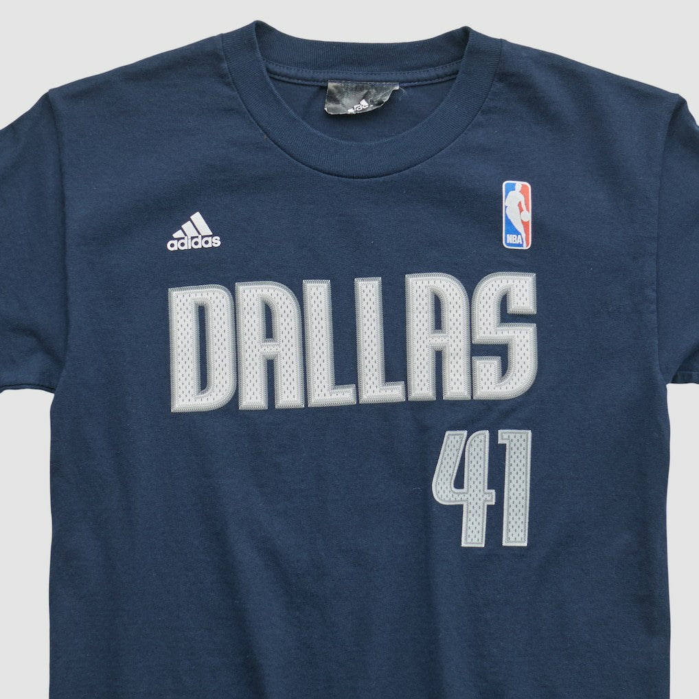 Navy Dallas Mavericks 2010s T-shirt sale | NBA